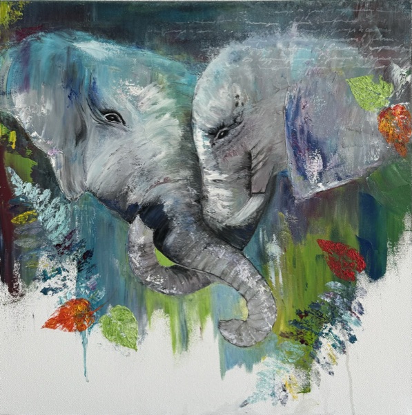 Peace of Mind, oil painting by Jane Stark.