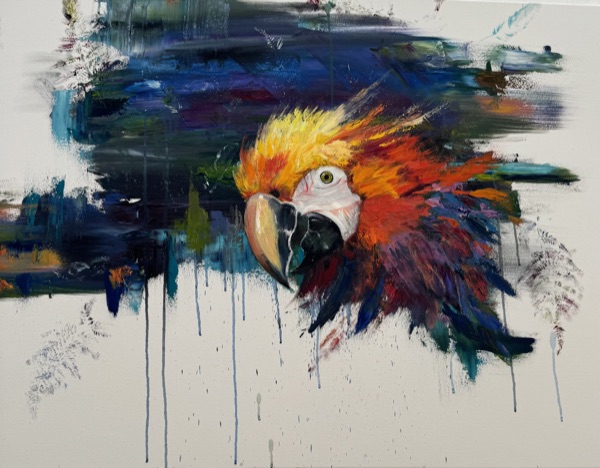Grace and Ease, oil painting by Jane Stark.